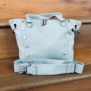 🦄 Hammitt Daniel Medium Satchel Rare Dust Blue (Cinderella) with Brushed Silver